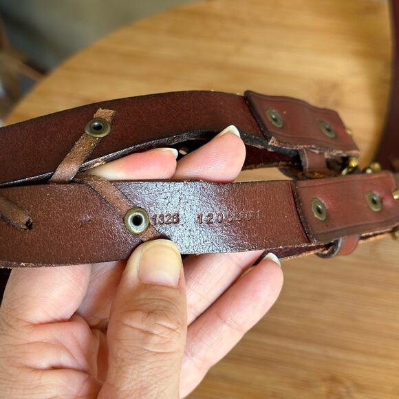 Ralph Lauren Brown Leather Belt - Picture 6 of 7